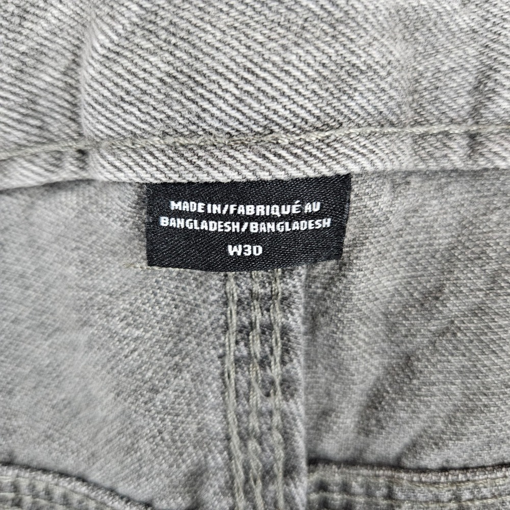 Dickies Mens Double Knee Work Gray Loose Denim Jeans 30x30 - Picture 7 of 12